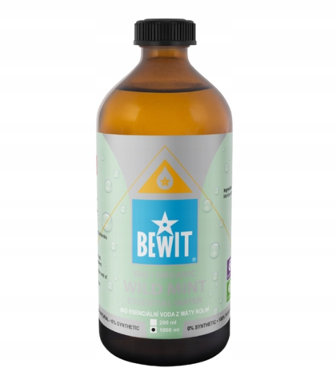 Bewit Hydrolát z máty rolní, Bio 1 L