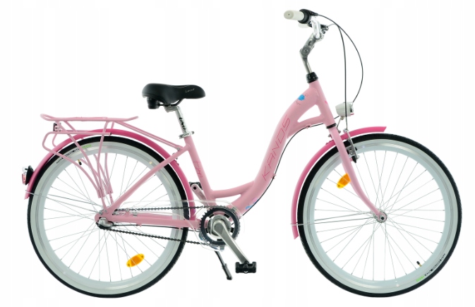 Rower miejski Kands 26 Escape rama 15 cali koło 26 " różowy