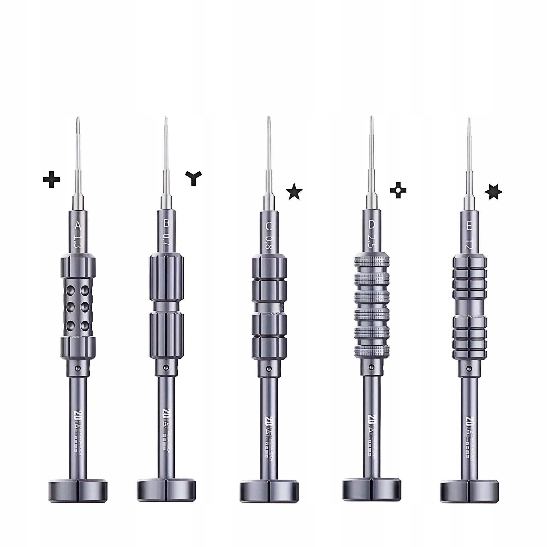 Zestaw 5 Wkrętaków Śrubokrętów Serwisowych 2D Qianli Mega-idea