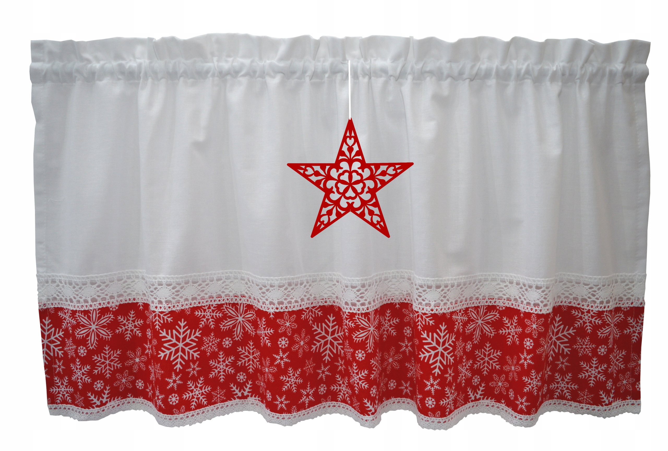 Zazdrostka świąteczna gwiazda czerwona 300 x 60 cm