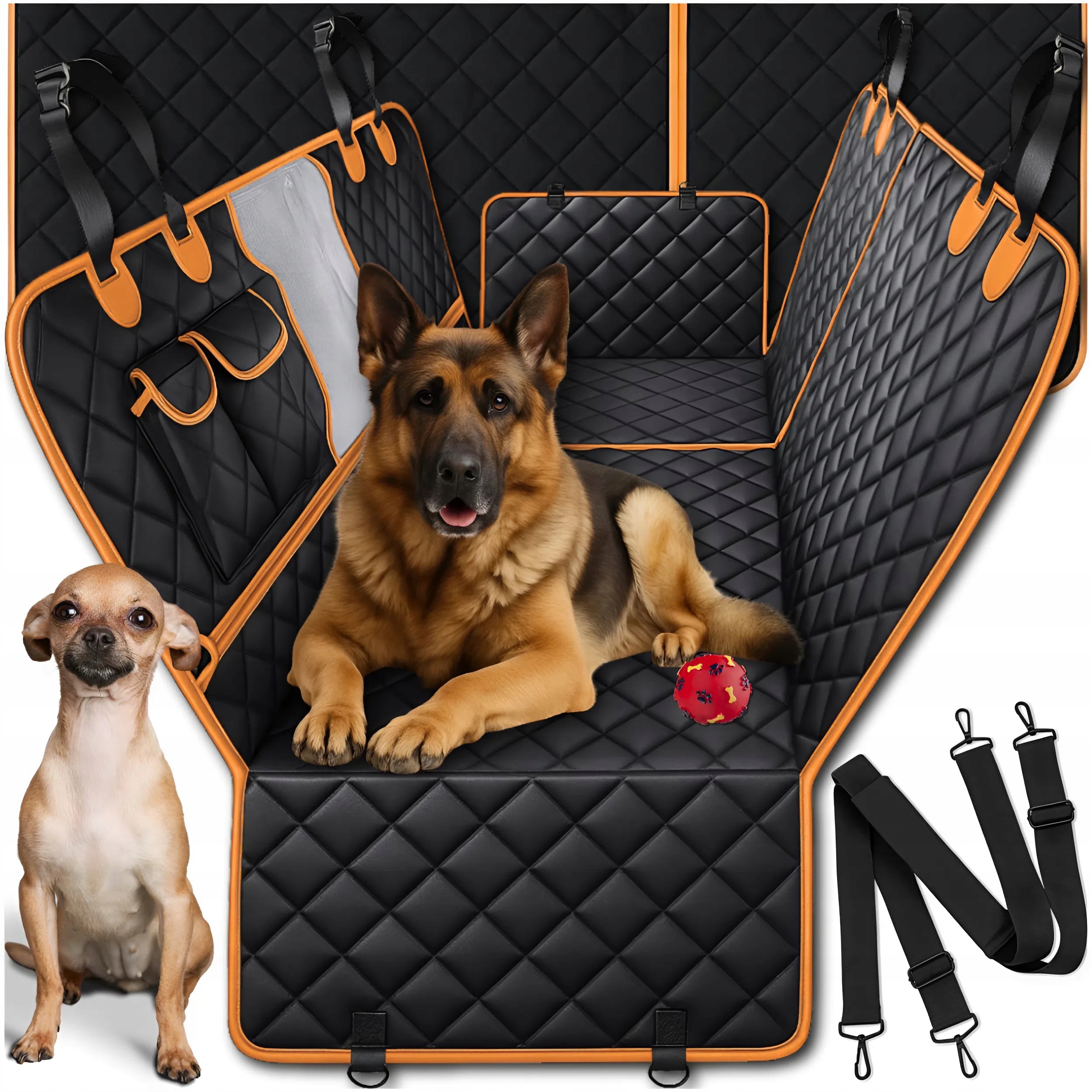 Levně Podložka Pro Psa Do Auta, Potah Sedadla Premium 4V1, Voděodolná, Pevná