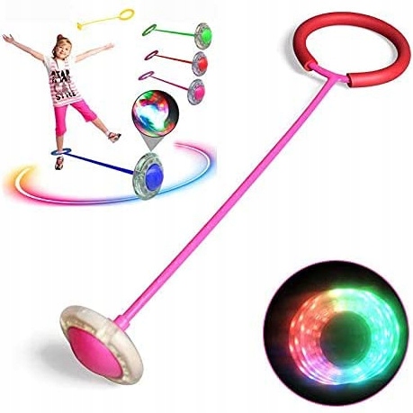 

Hula-hoop skakanka na nogę świecące Led 1h