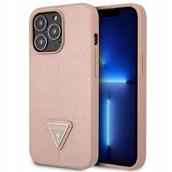 Guess GUHCP14XPSATLP iPhone 14 Pro Max 6,7 růžový/pink hardcase SaffianoTri