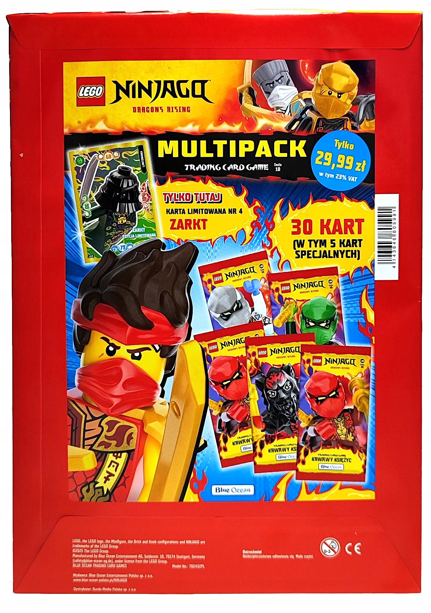 Multipack Lego Ninjago TCG seria 10 - Dragons Rising. Język publikacji polski