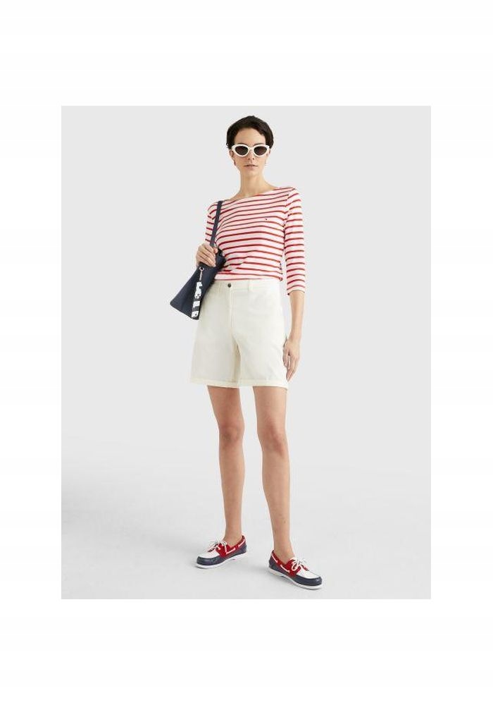 Tommy Hilfiger Ecru Kraťasy S Vysokým Pasem 32 6FA