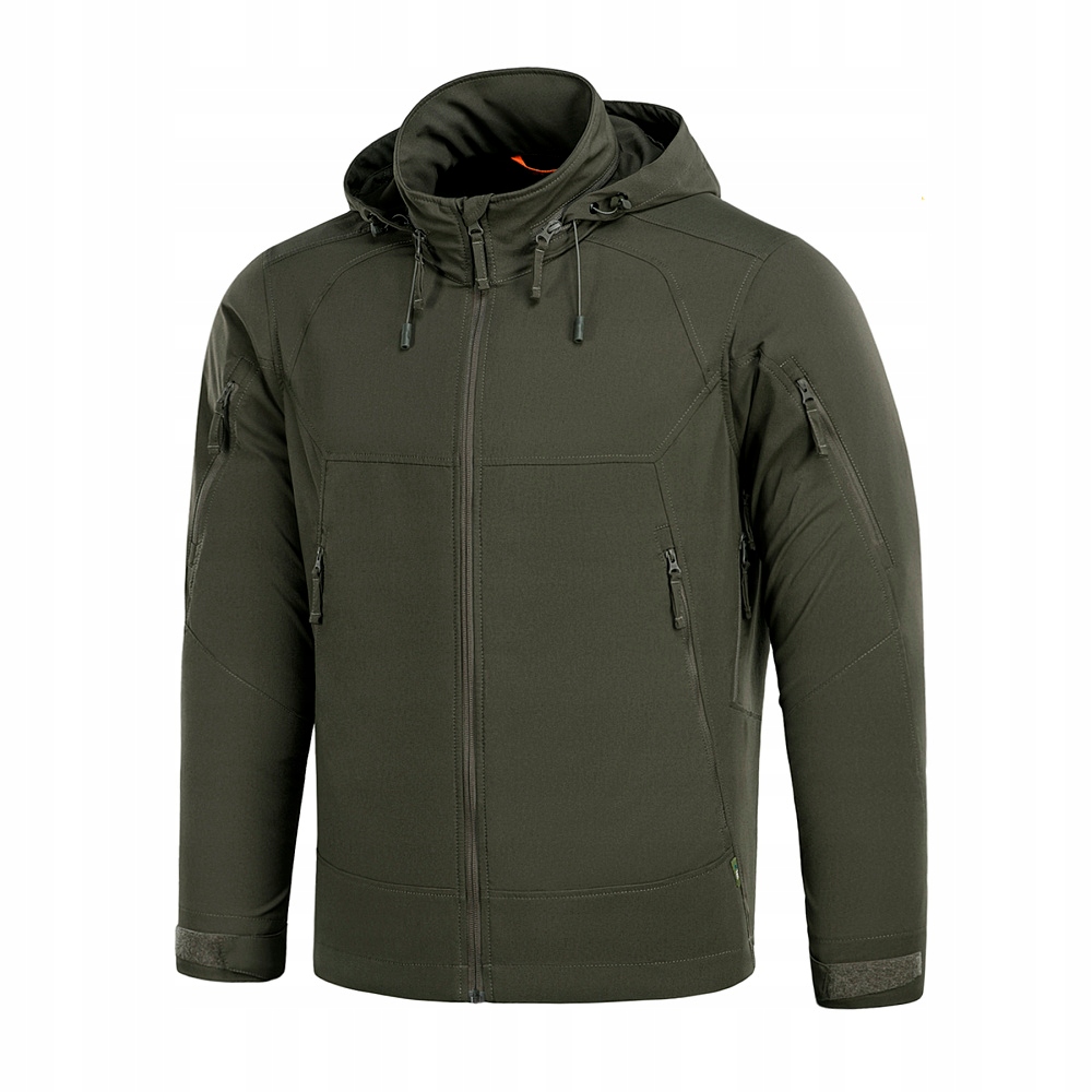 M-Tac Kurtka Wiosenna Męska Taktyczna z kapturem nylon Flash Army Olive S