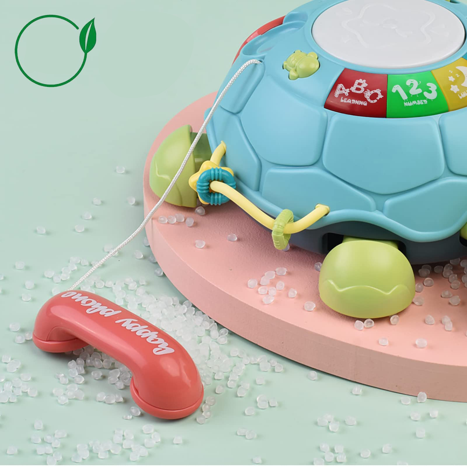 INTERAKTYWNY TELEFON ŻÓŁW MUZYCZNA DLA DZIECKA Wiek dziecka 1 m +