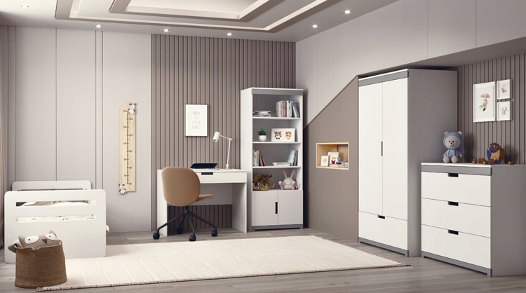 ŁÓŻECZKO DLA DZIEWCZYNKI RÓŻOWE 80X180 ==== ŁÓŻKO Długość mebla 184 cm