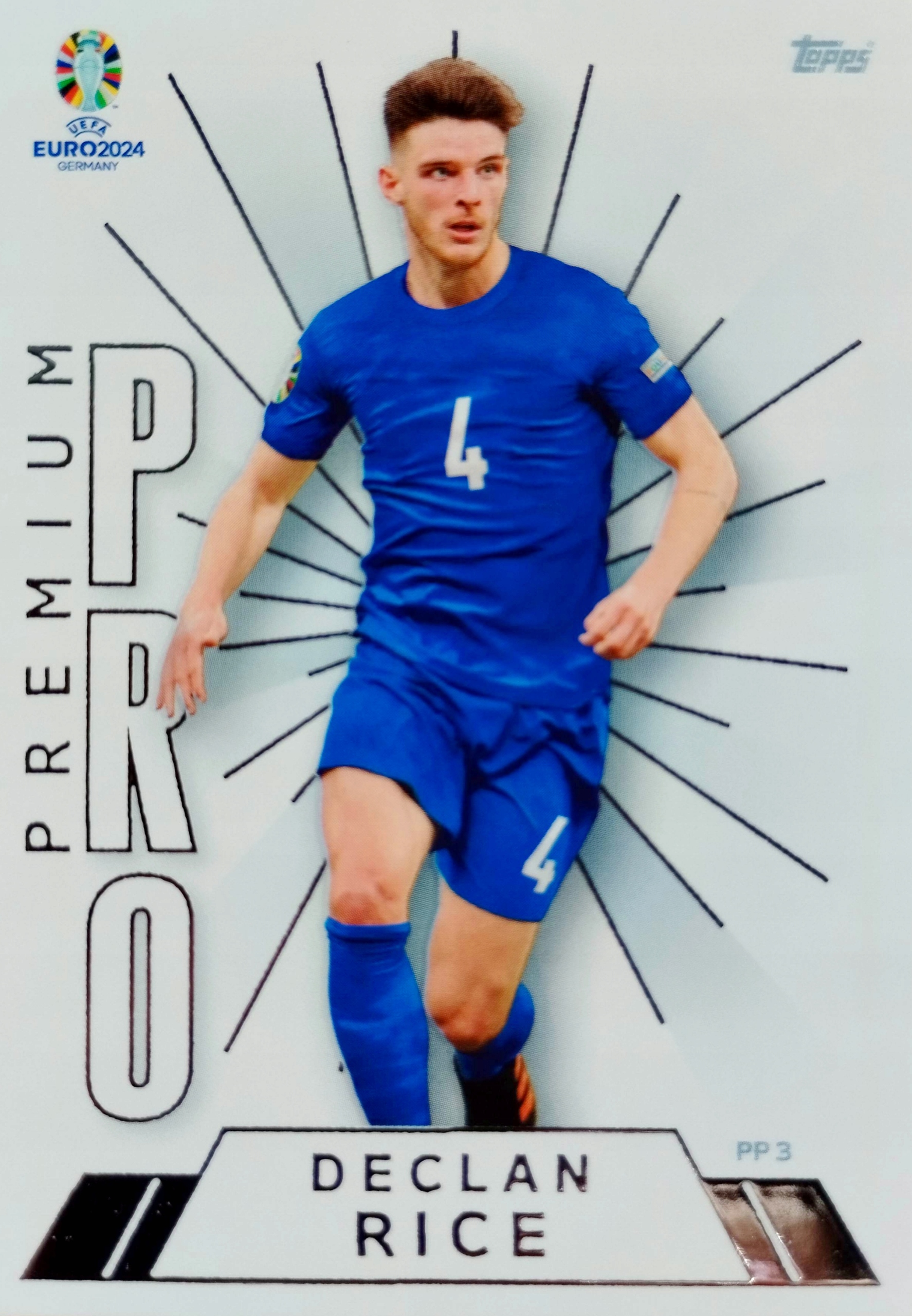 EURO 2024 TOPPS MATCH ATTAX LIMITED PREMIUM PRO PP 3 DECLAN RICE