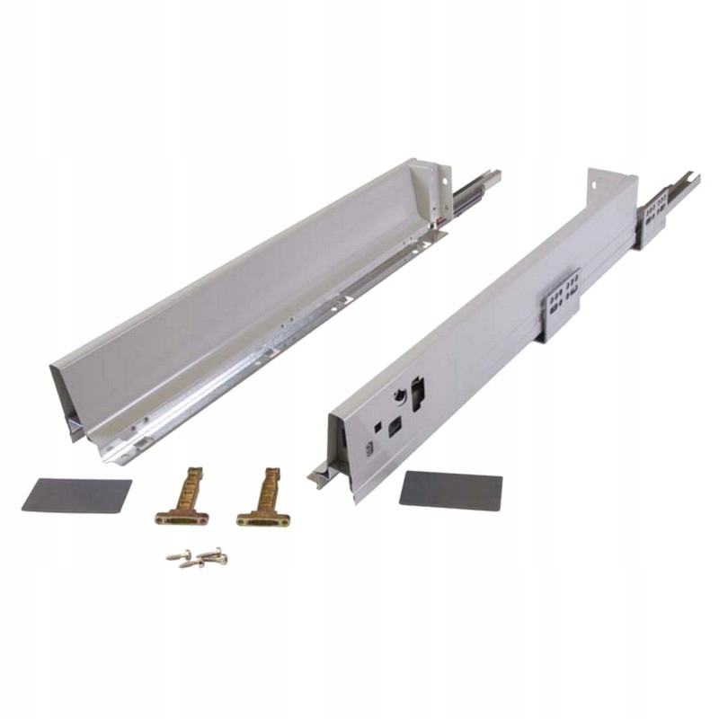 Szuflada Amix System Box 500 mm - Niski Szary Kolor frontów nie dotyczy