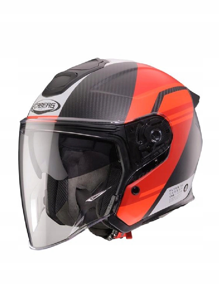 Prilba Caberg Flyon II L Carbon Addict čierna matná/červená