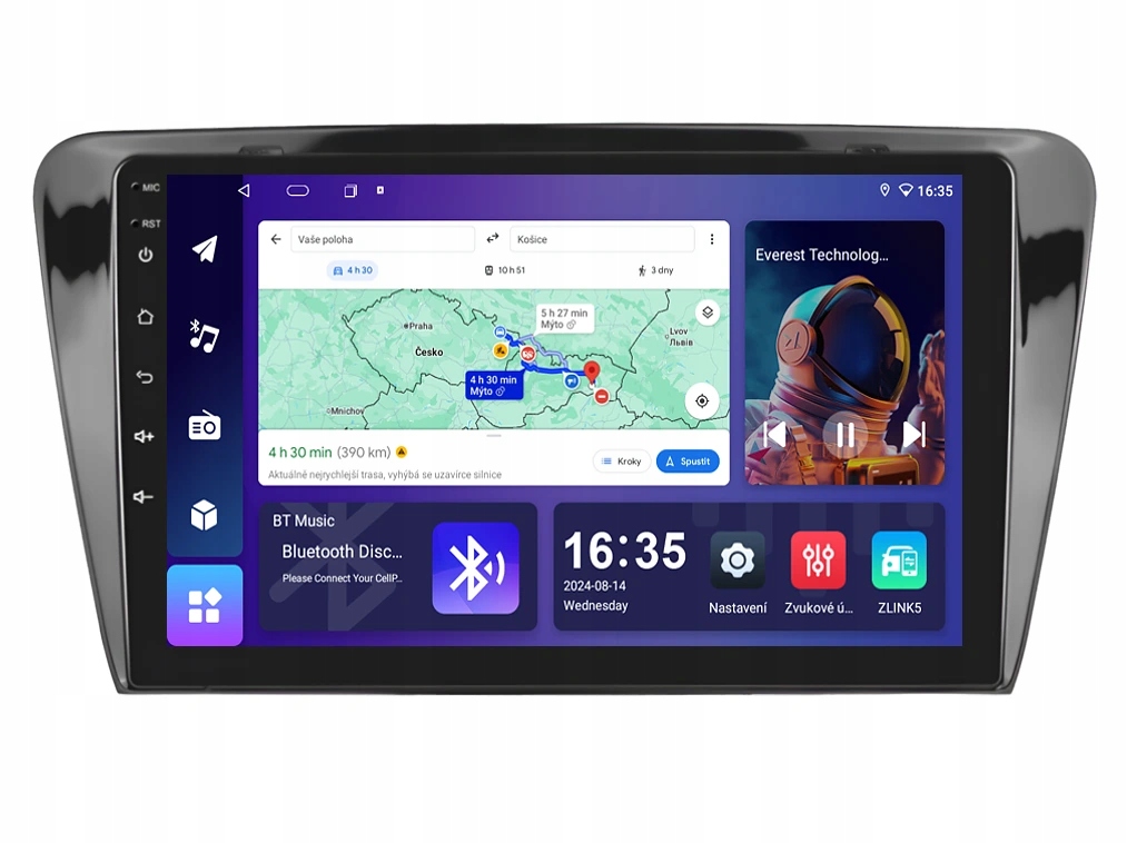Isudar 2DIN autorádio T68B-IEV03 Android, Škoda Octavia III