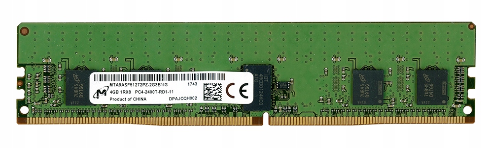 Micron MTA9ASF51272PZ-2G3B1IG 4GB DDR4 2400MHz Reg Ecc