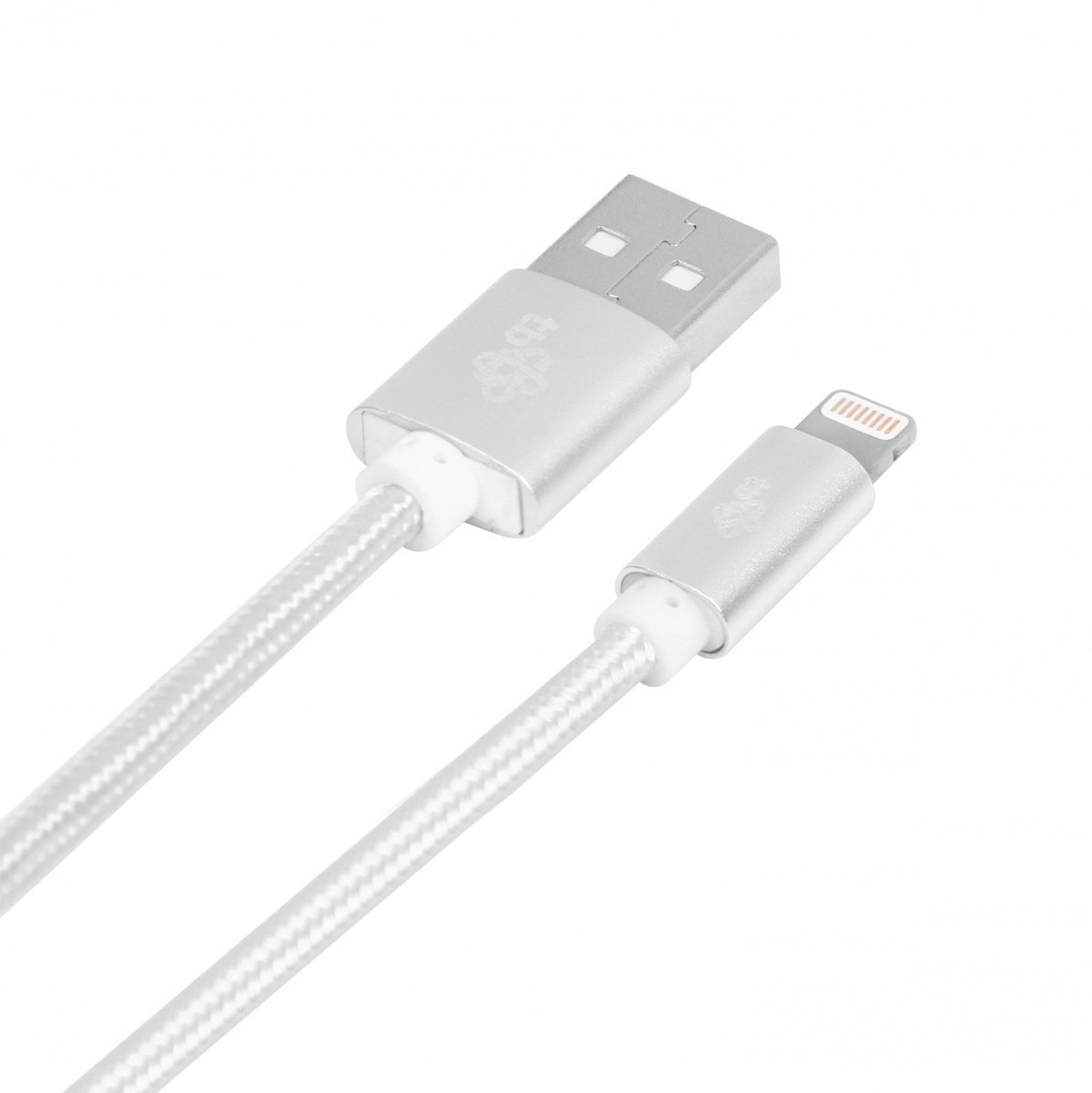 Kabel USB-lightning do iPhone certyfikat MFi Silve
