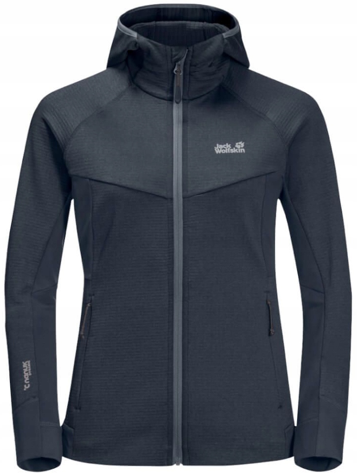 Jack Wolfskin Bluza Damska Polarowa Softshell Trekkingowa Termo W Góry Xs