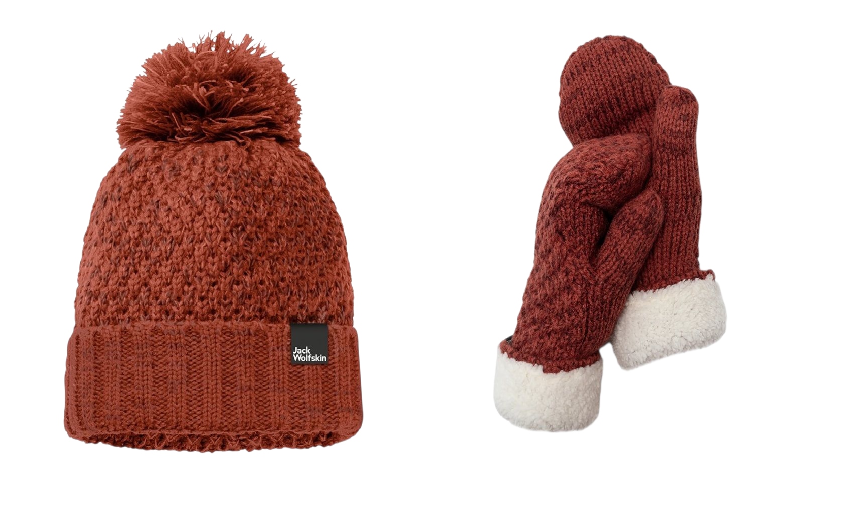 Jack Wolfskin – dámský zimní komplet s čepice rukavicemi – M