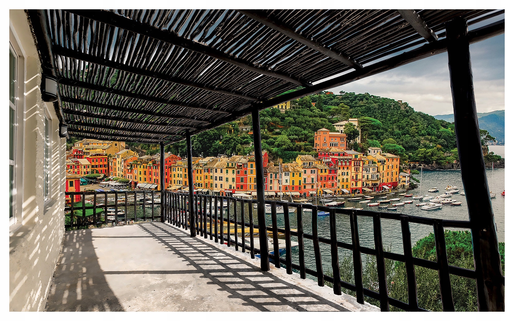 Fototapeta Balkon u moře s výhledem na moře 254x184 vinylová lepidlo