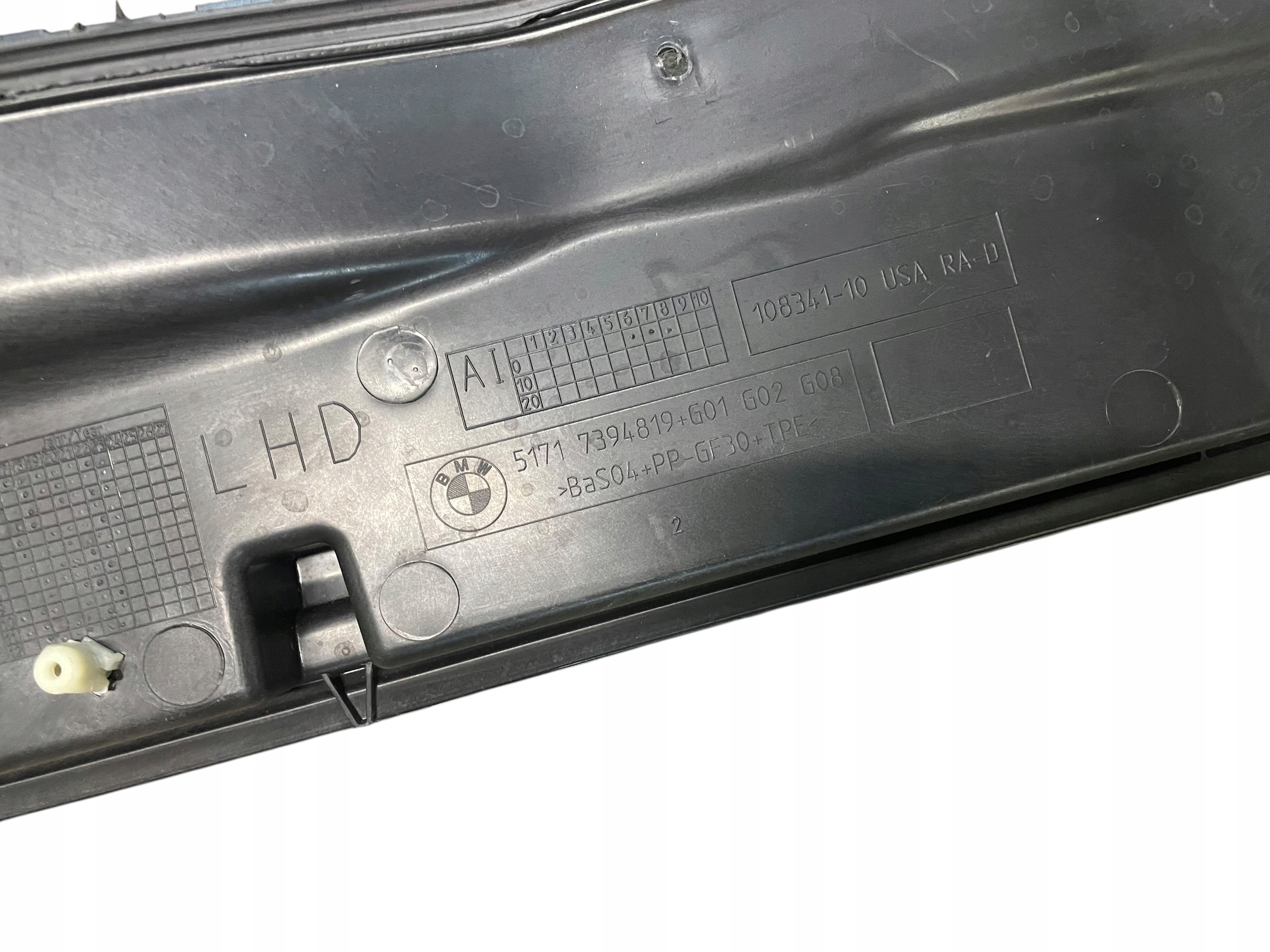 torpedo cover partition wall BMW X3 G01