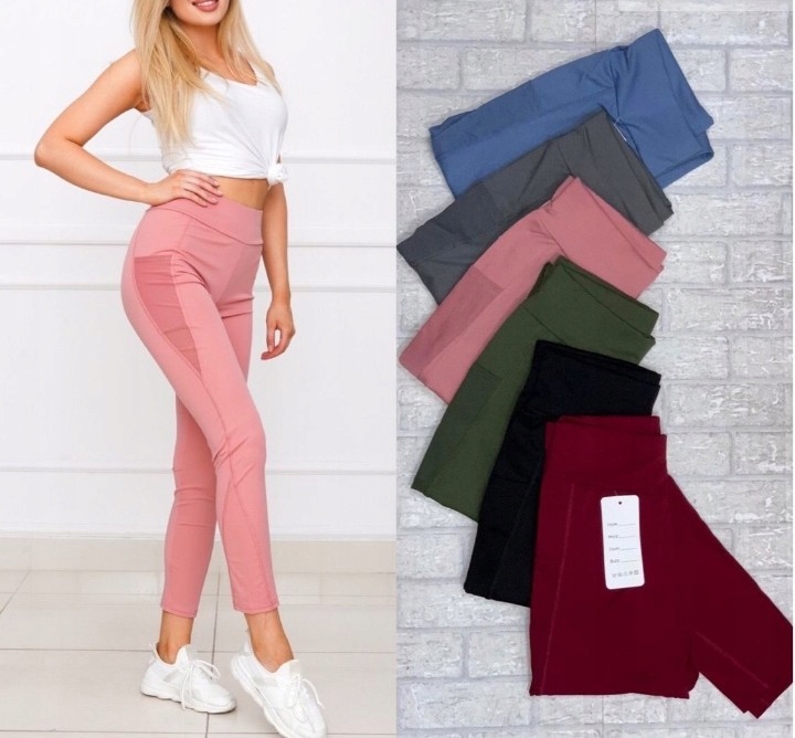 

Legginsy wyszczuplające modne kolory S/m