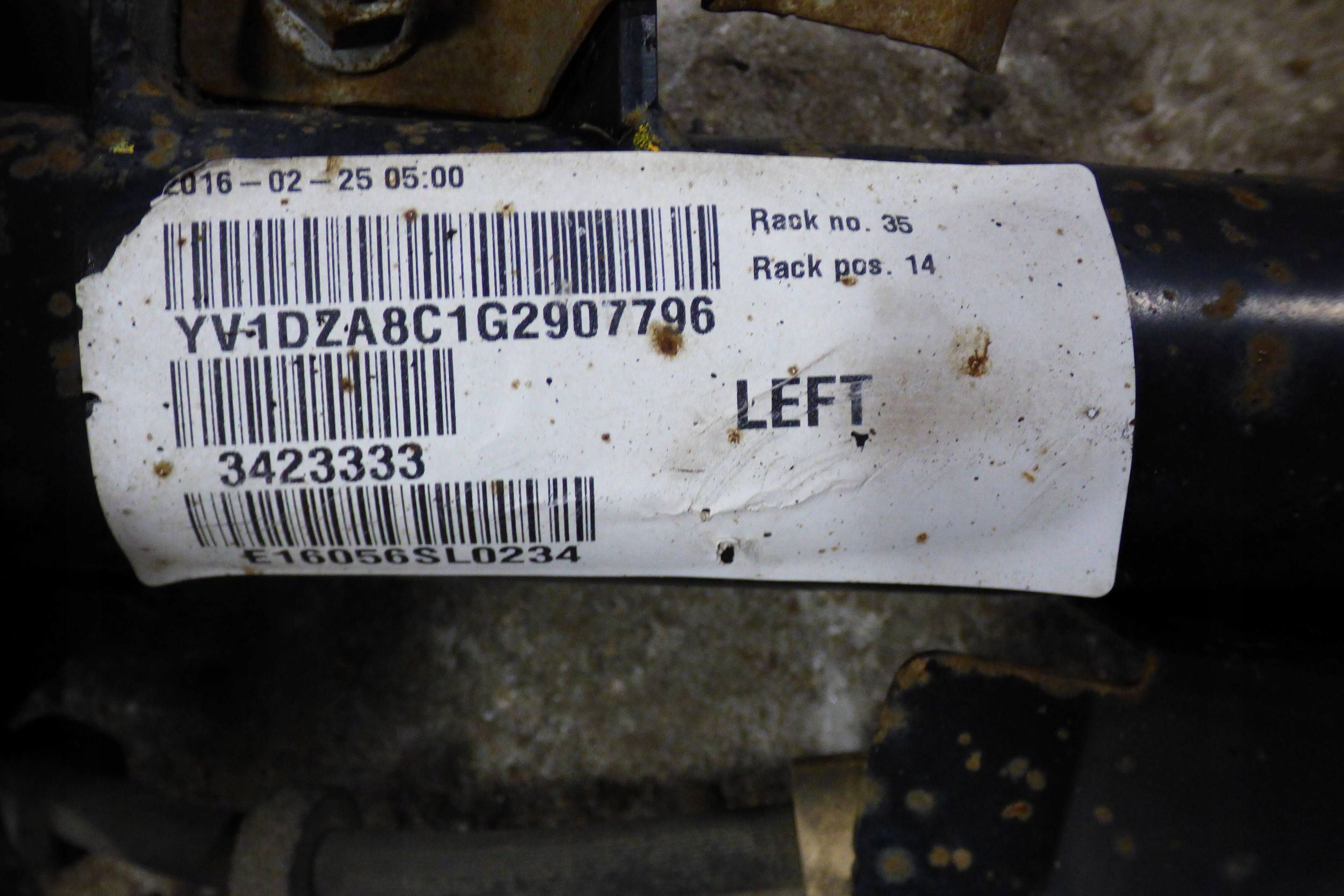 Volvo XC60 e LIFT mcpherson Mozzo FUSELLO sinistra 31340476 st.BDB