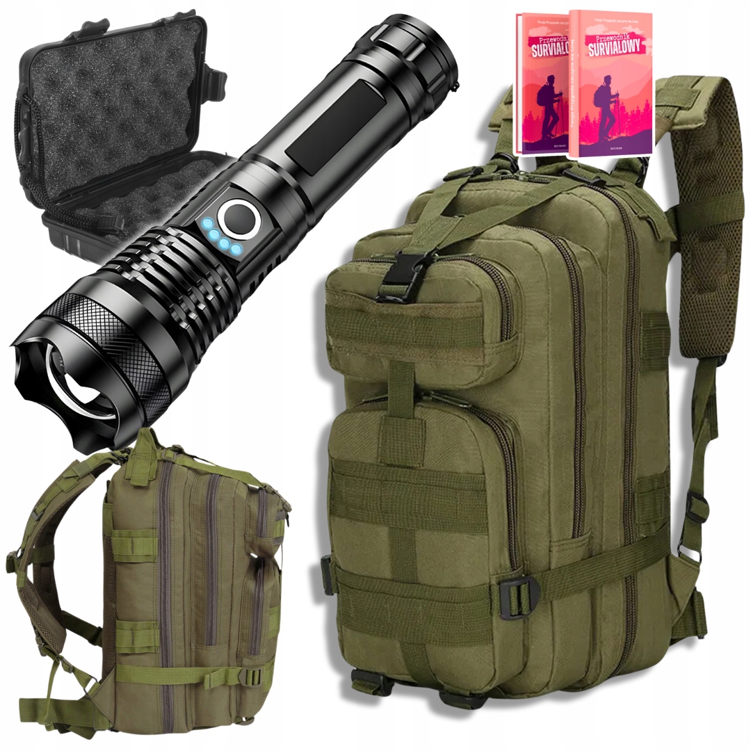 Idealny Komplet Turysty Harcerza Nastolatka Prezentowy Set Survival