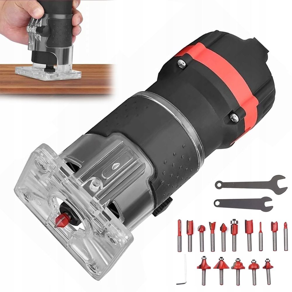 Univerzální horní vřetenová frézka na dřevo, vertikální, elektrická 1/4"