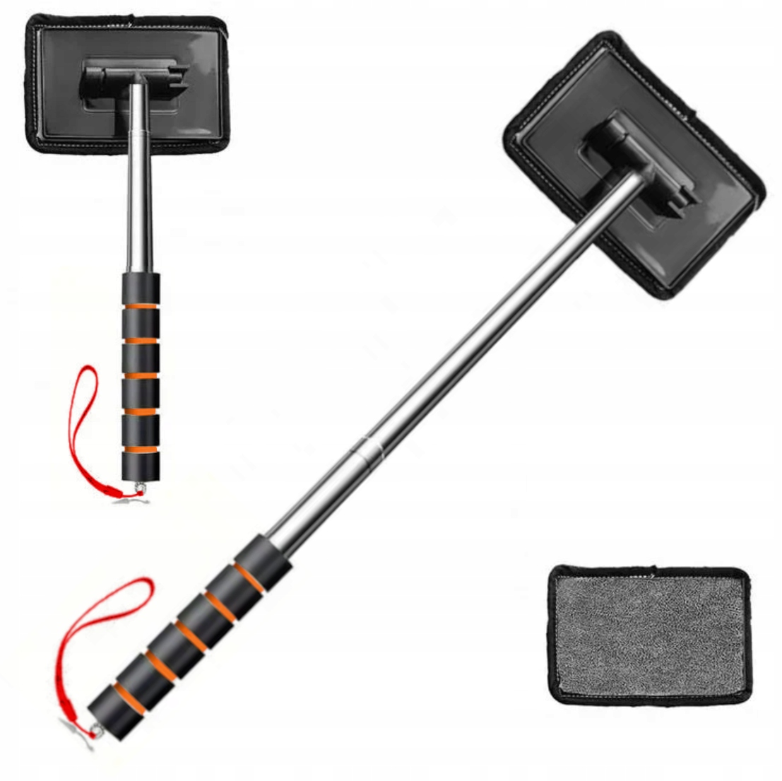 Myjka Teleskopowa Do Szyb Samochodowych Usuwania Pary Mikrofibra Przedniej