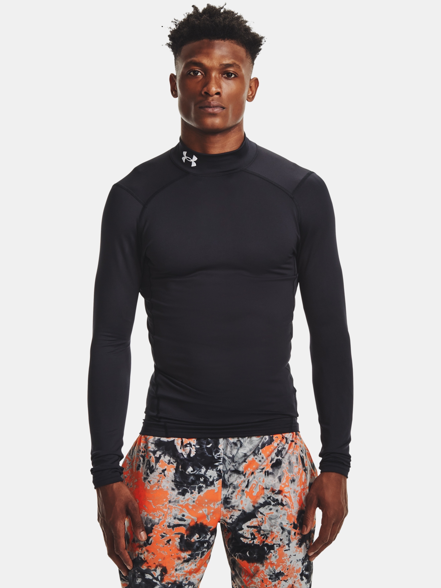 Under Armour Tričko Cg Armour Comp Mock-BLK