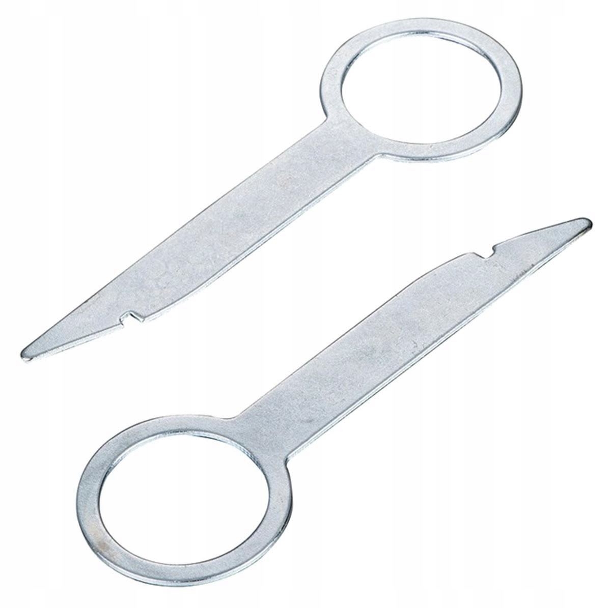 KLUCZE do wyjmowania demontażu RADIA samochodowego (2914)