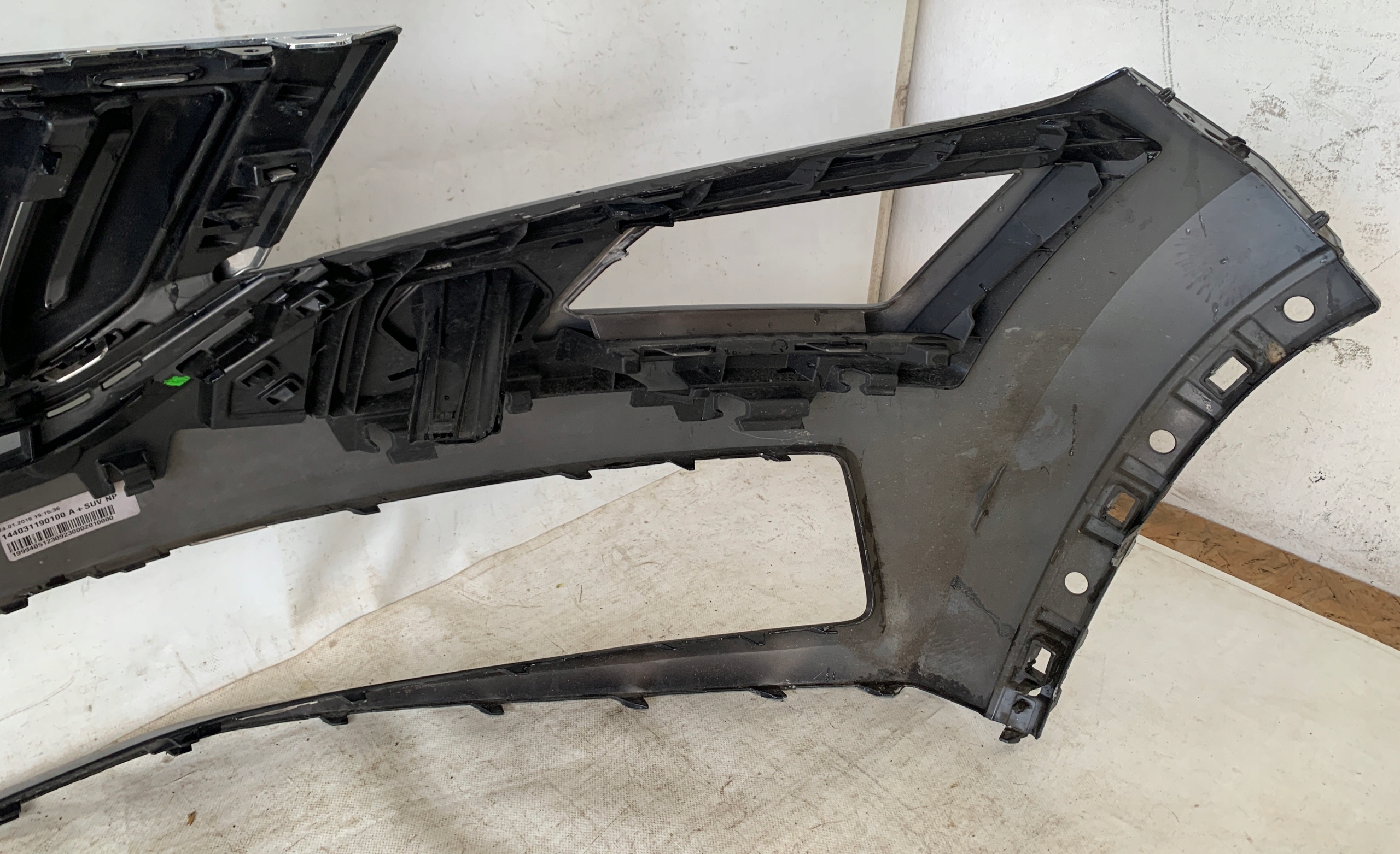 bumper front front SKODA KODIAQ grill washers