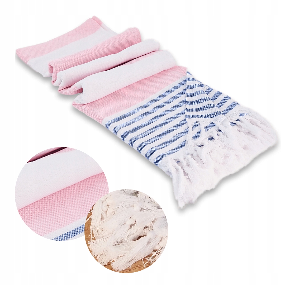 RĘCZNIK KĄPIELOWY PLAŻOWY NA SAUNĘ HAMMAM 100x180