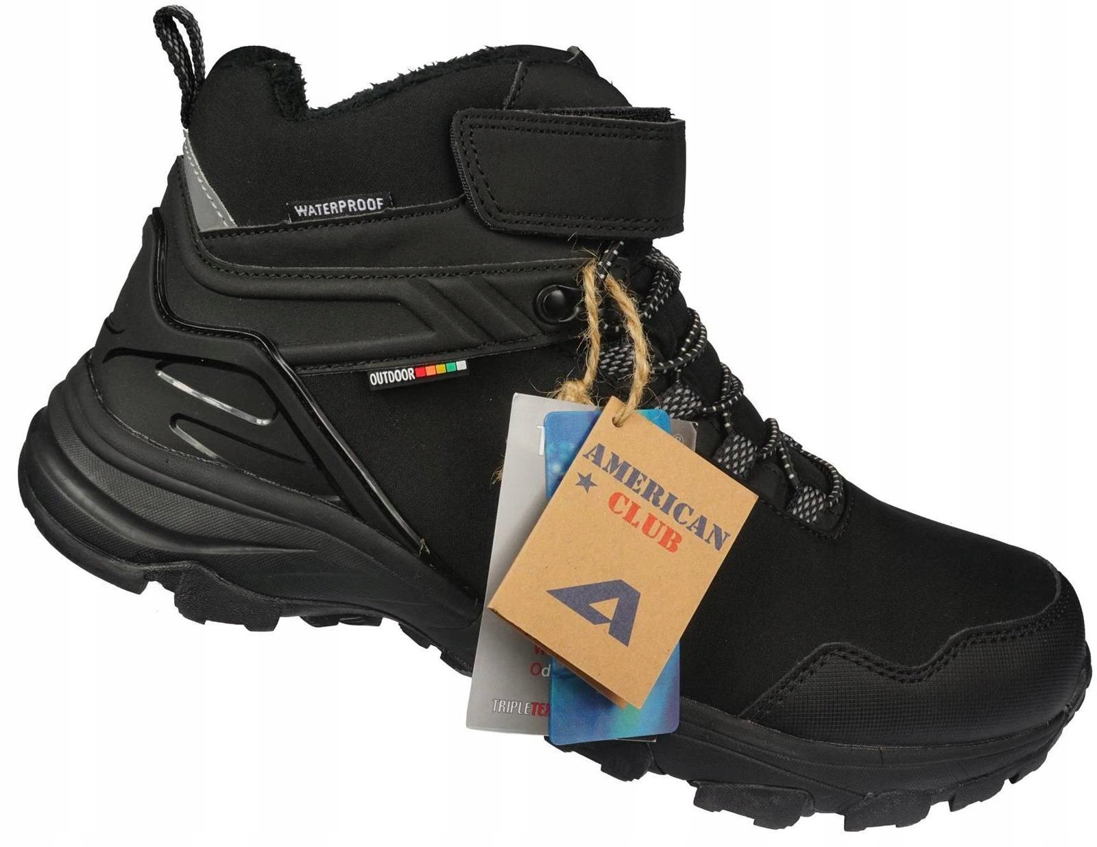 

Zimowe buty męskie American Club MHL-69BL 43