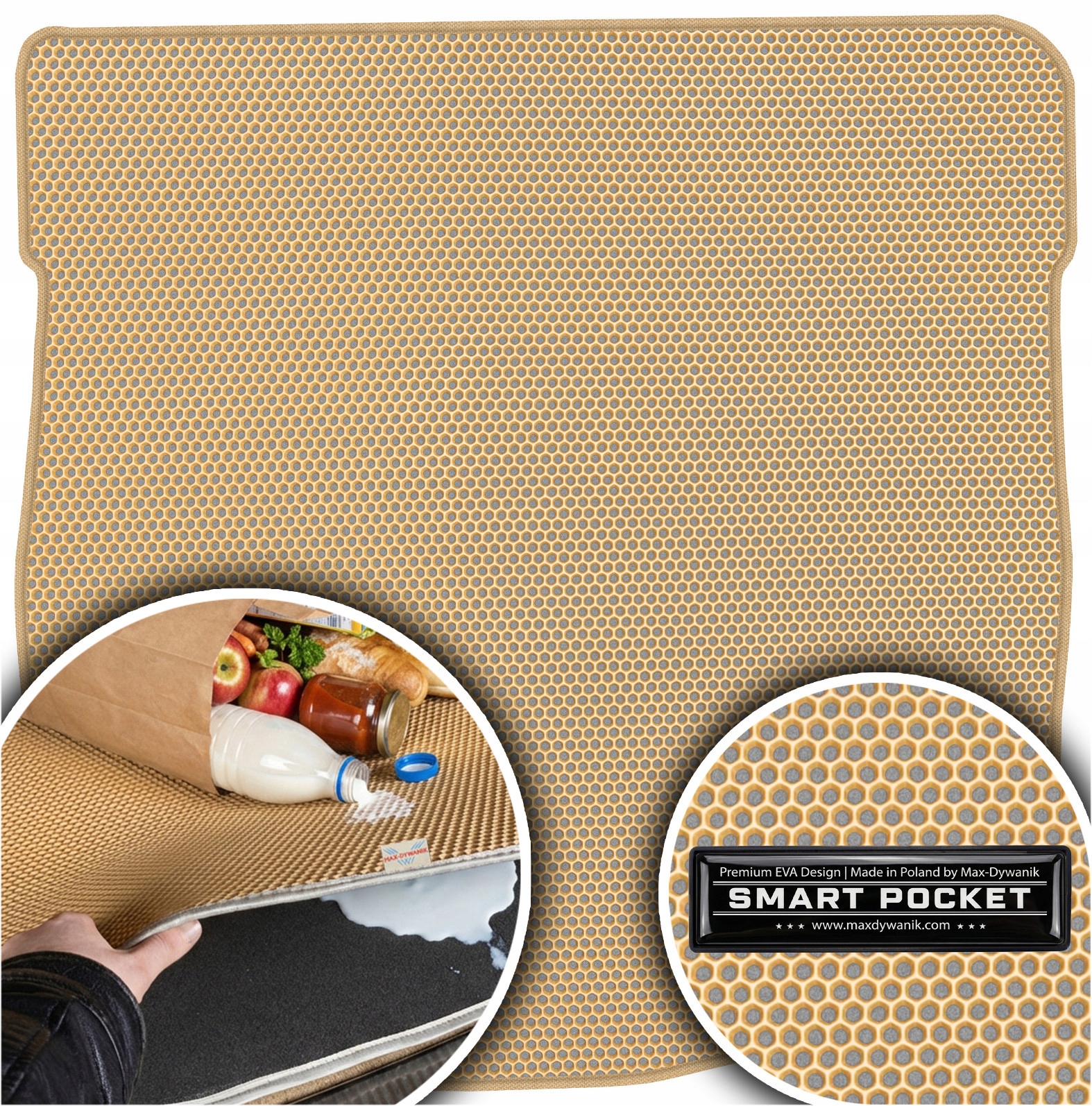 Volvo C70 II Coupe 2005-2013 Eva vložka do batožinového priestoru Smart Pocket Béžová