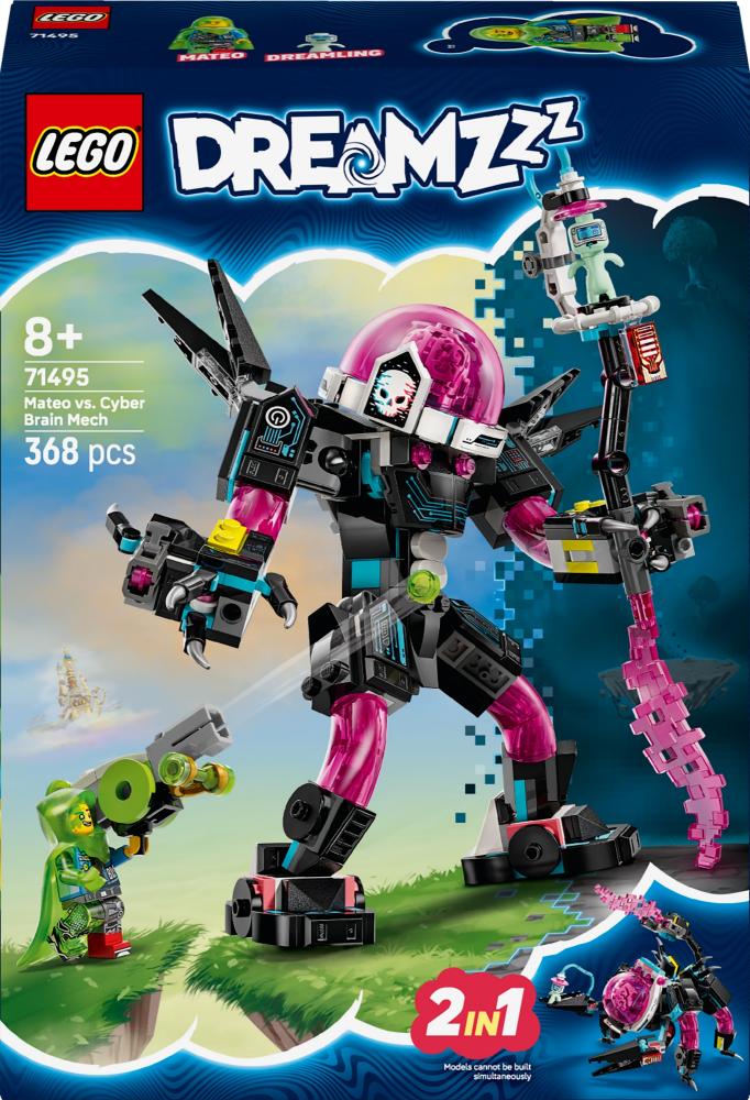 Lego DREAMZzz Mateo versus mech kybermozkuře 71495