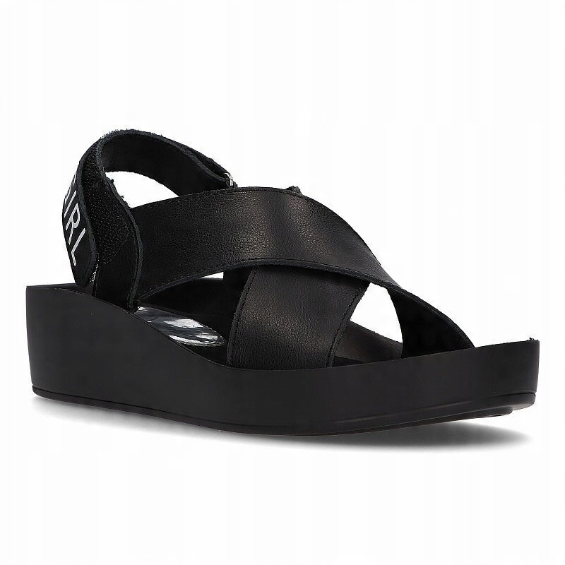 

Skórzane sandały Filippo DS2060/21 Bk czarne r.37