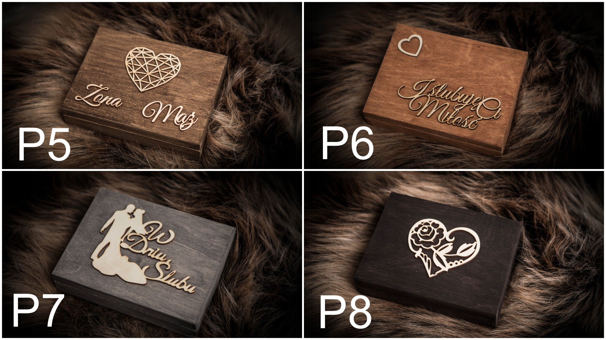 Komplet Ślubny - podstawowy starter Młodej Pary Kolor dominujący inny