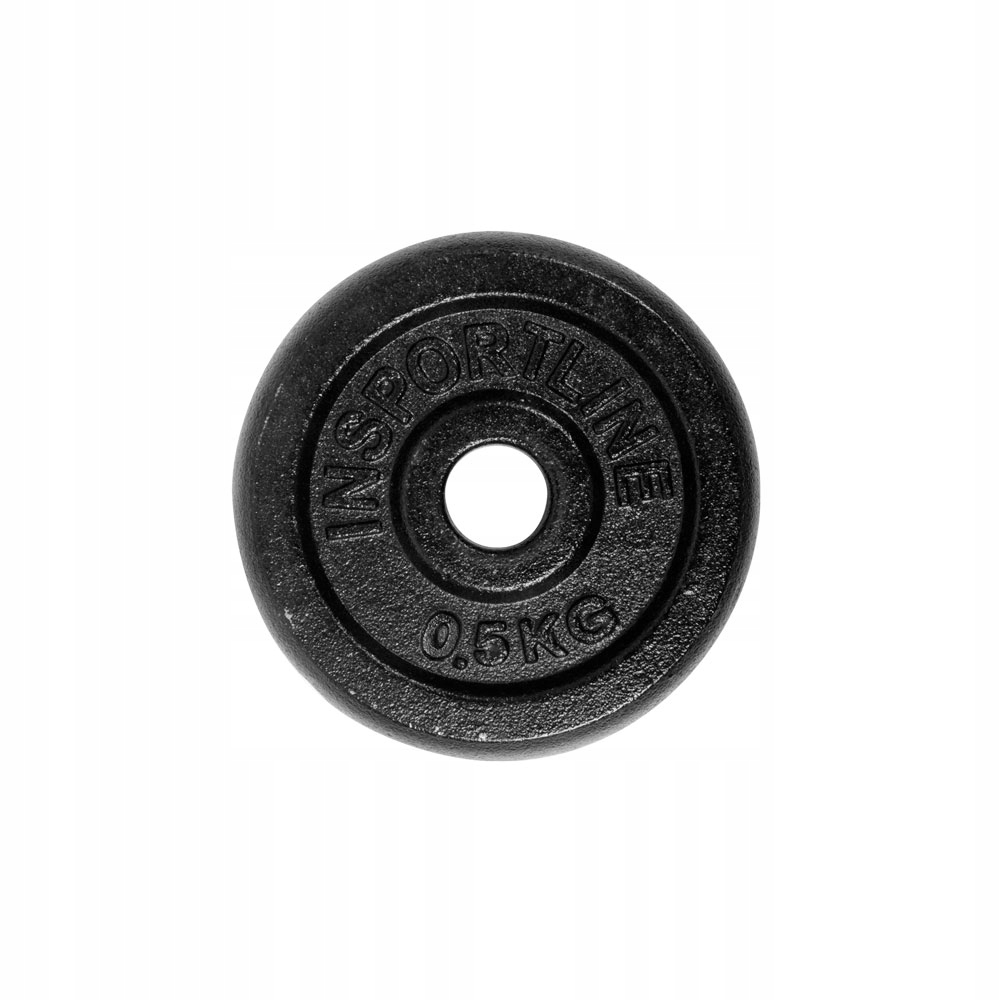 

Żeliwne Obciążenie sztanga 30mm inSPORTline 0,5 kg