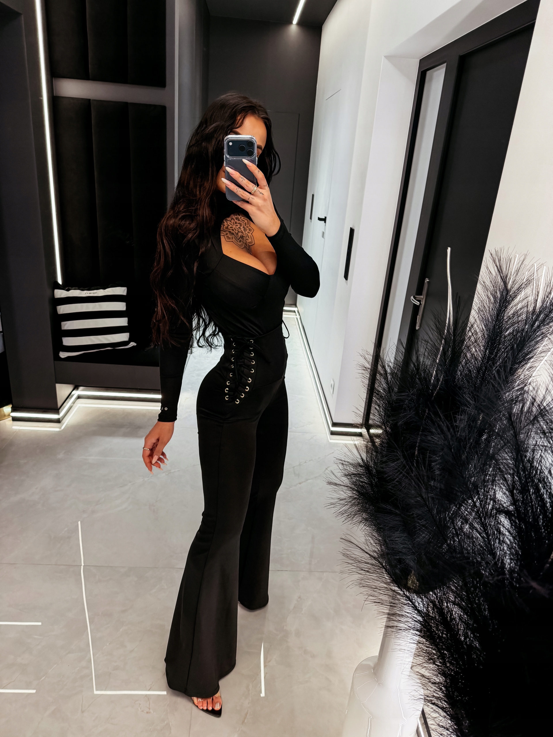 Dámské Legíny Veya Olavoga, Černá