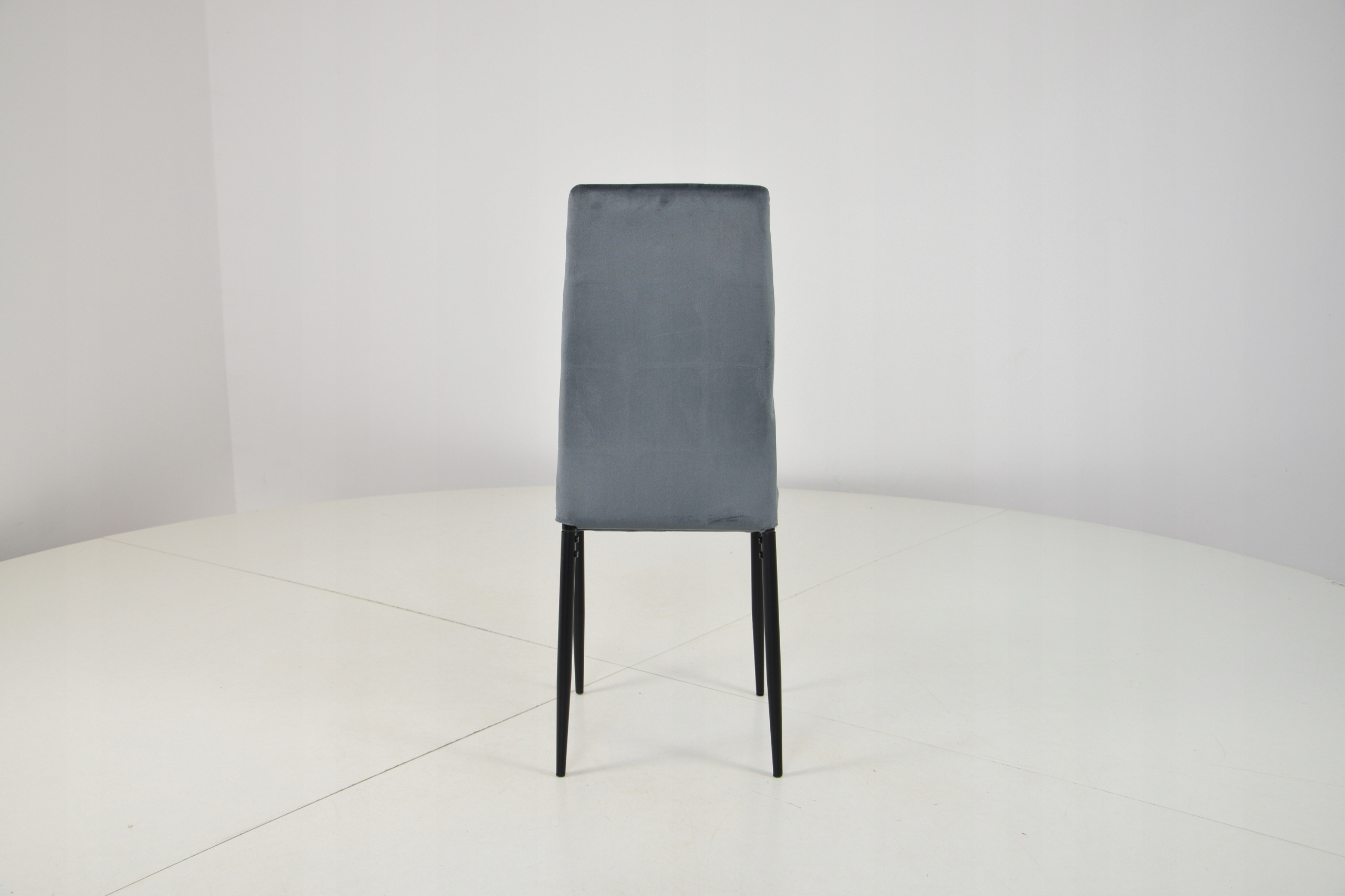 Stół 80x160/200 i 8 krzeseł tapicerowanych WELUR Wysokość krzesła 100 cm