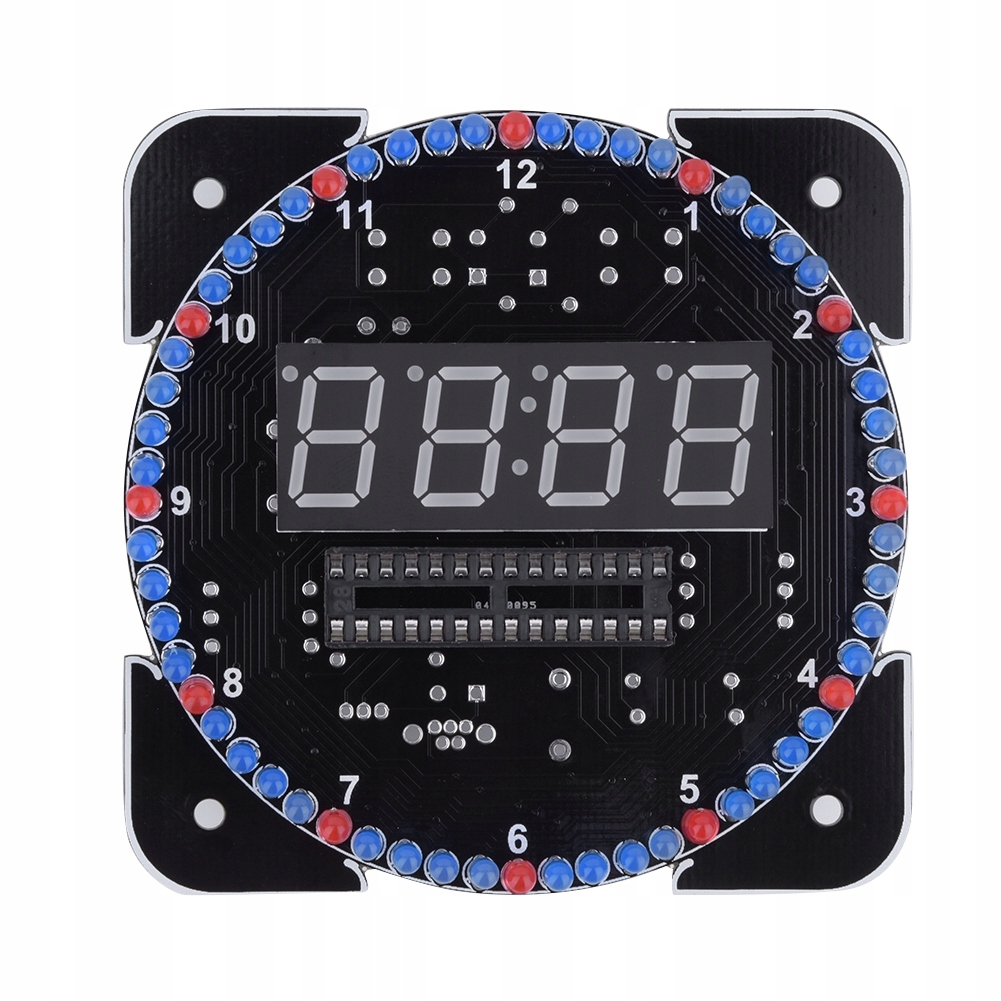 Elektronikus Készlet Led Óra Diy Dátum Alarm Hőmérő Ház
