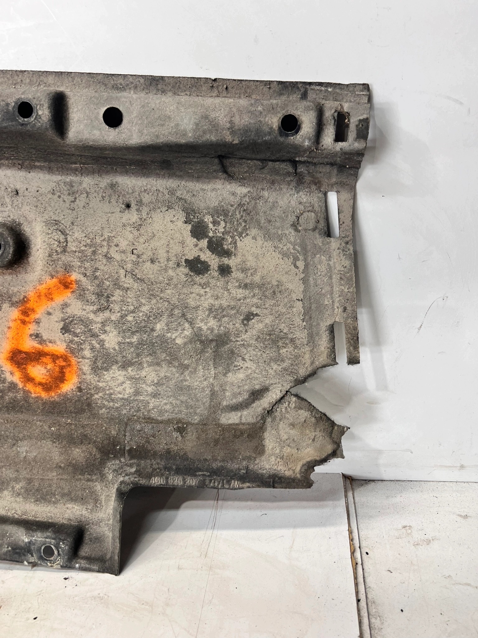 Blende Abdeckung abdeckung Unterfahrschutz links DUZA AUDI A6 C7 4G0825207E 144/26