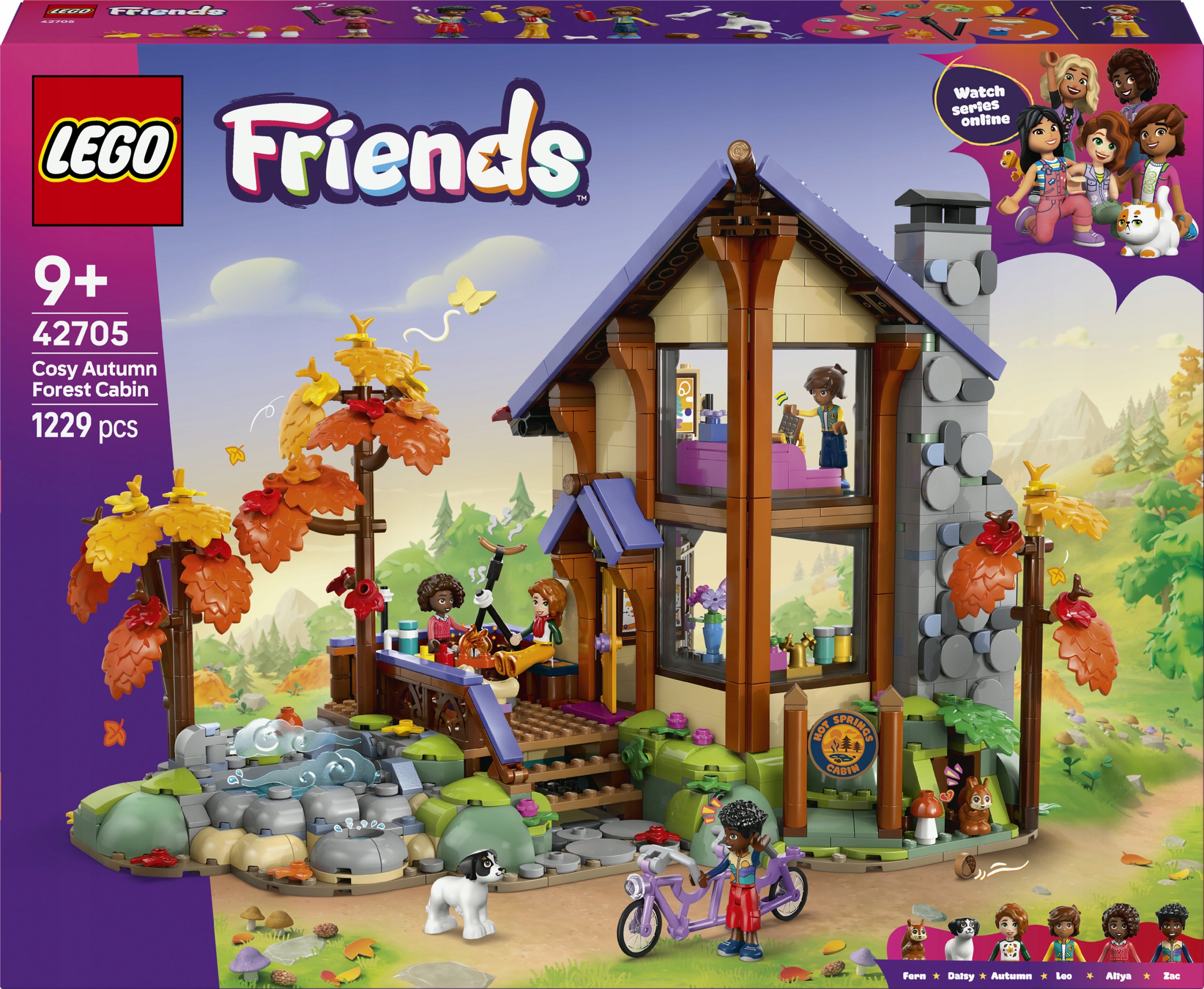 Lego Friends Jesienna leśna chatka 42705