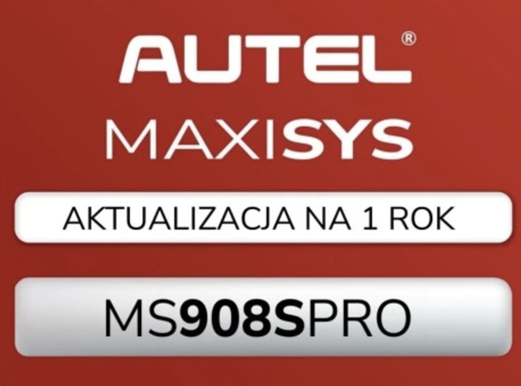 Aktualizace Autel MaxiSYS MS908S Pro J2534 Pl 1 Rok Pl