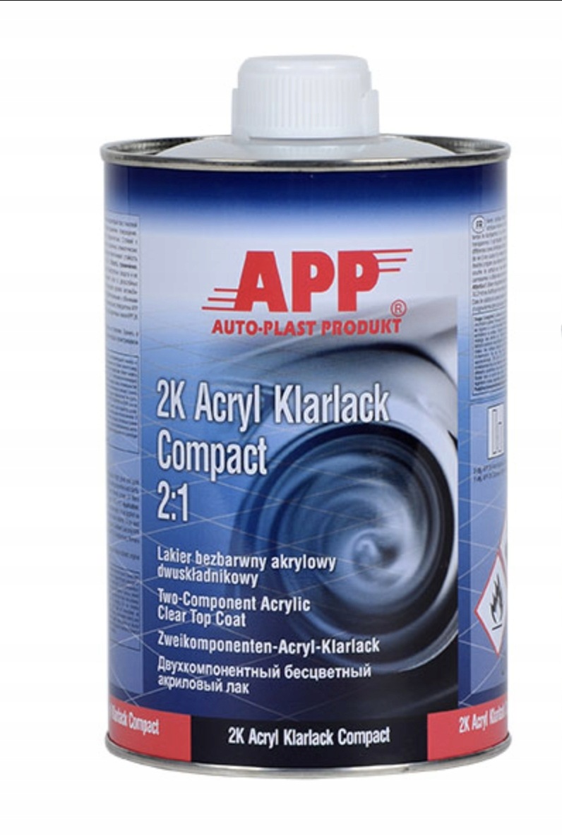 App lakier akrylowy bezbarwny Fast 1l