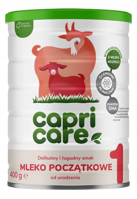 CAPRICARE 1 Mleko początkowe na mleku kozim 400 g 9142159444 