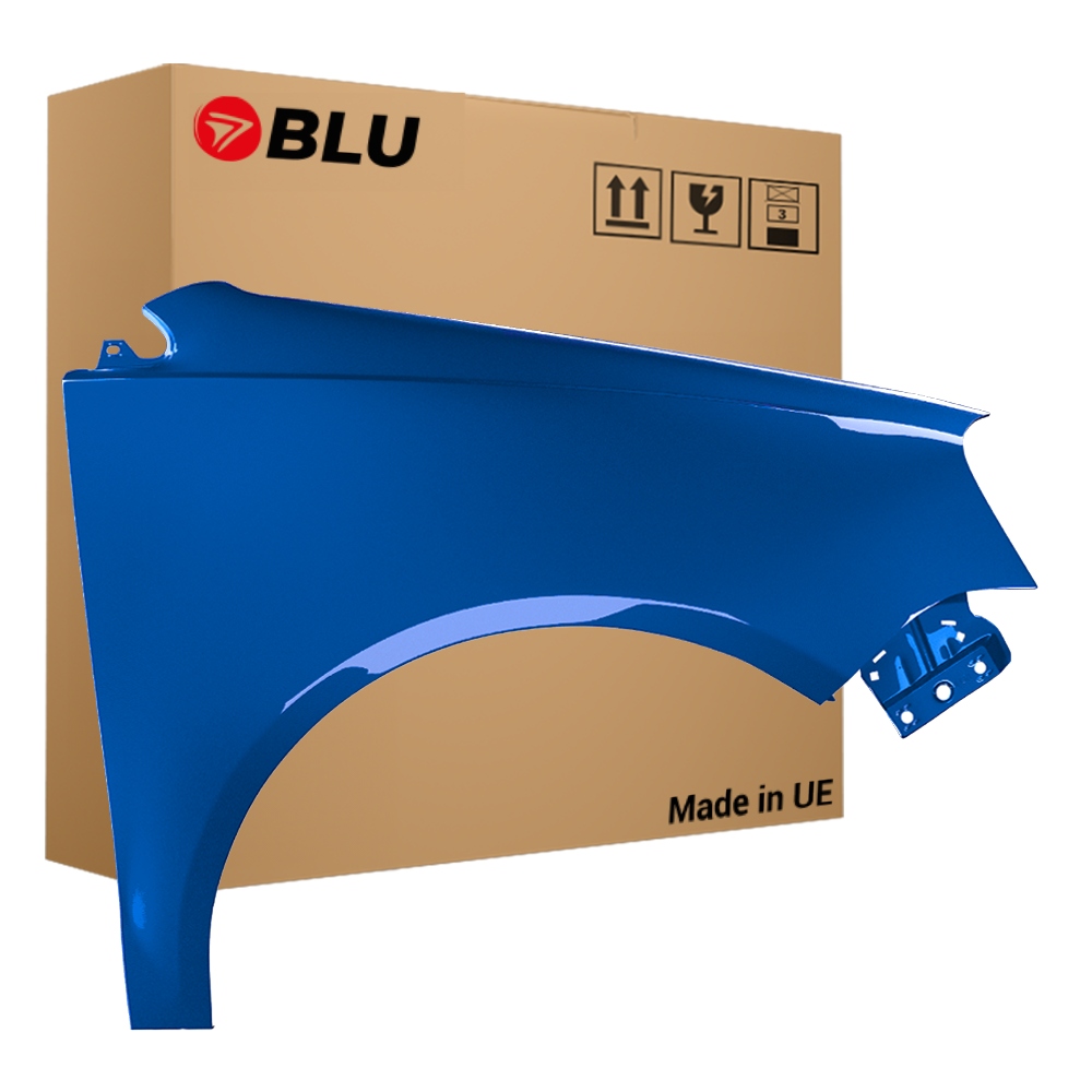 Blu Blatník Vw Polo 9N3 IV 4 LA5K pravý 05-09 přední lift pozink OlympiaBlau