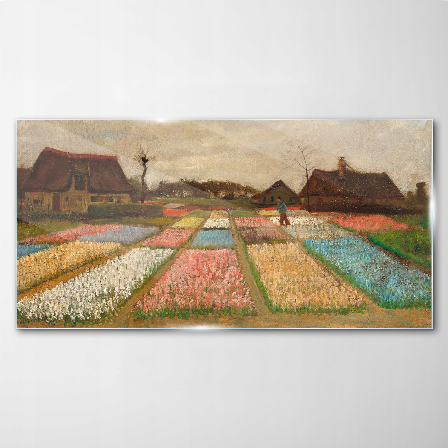 

Foto-obraz szklany Bulb fields Van Gogh 140x70 cm