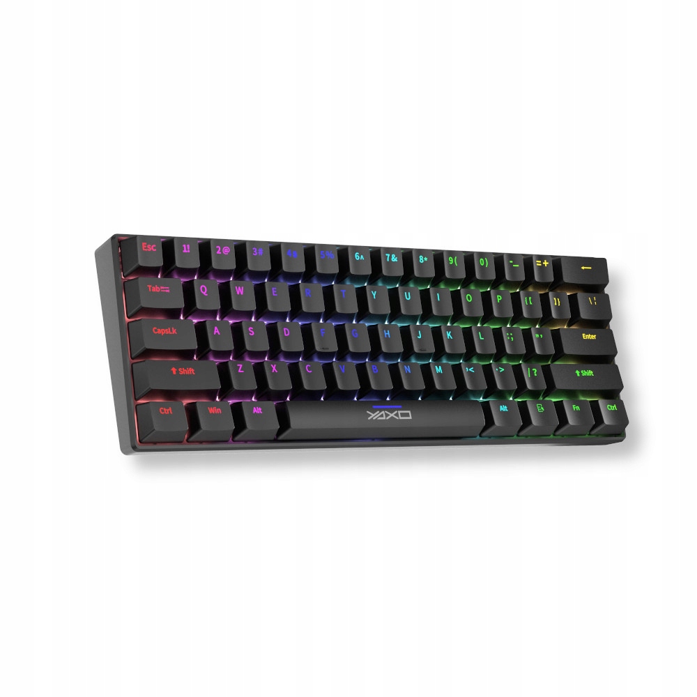 Yaxo Klawiatura mechaniczna 61 klawiszy Nuxlak Techno Black
