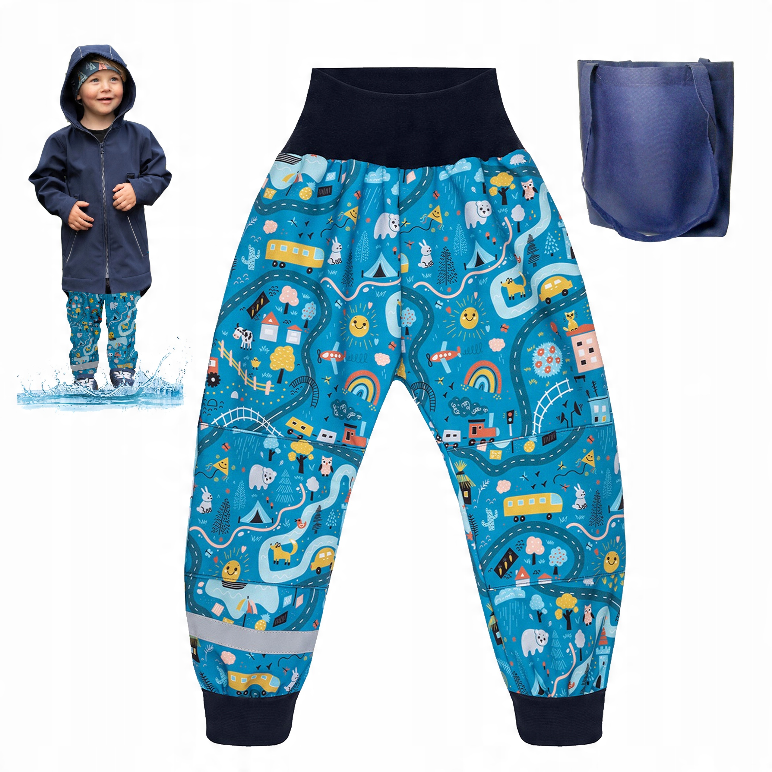 

Spodnie Na Deszcz Softshell ekoubranka r. 116