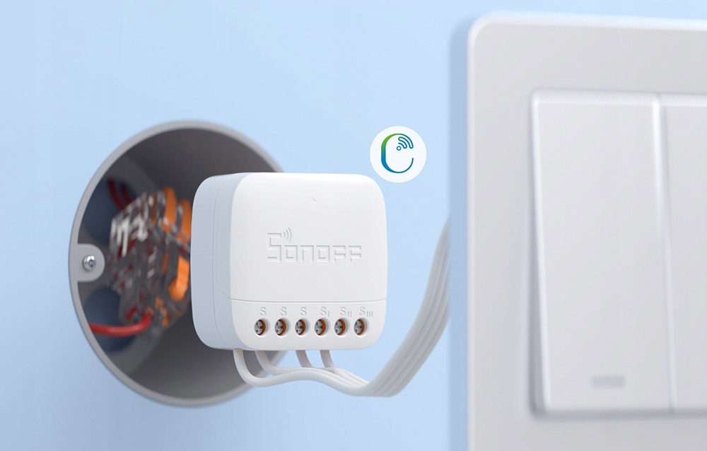SONOFF INTELIGENTNY PRZEŁĄCZNIK SWITCH PILOT SCEN WI-FI S-MATE2 BEZ N Cechy dodatkowe łączność radiowa łączność z wifi